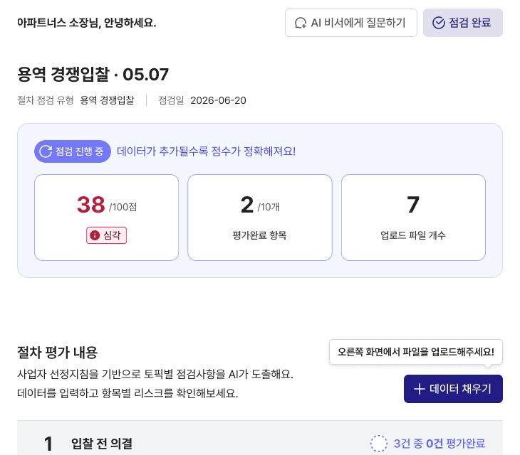리스크 점검